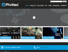 Tablet Screenshot of pivitec.com